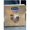 Image 1 : Durex Real Feel Latex-Free Condoms, 20 Count