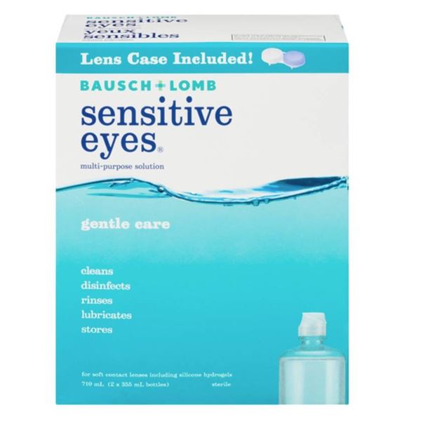 Bausch + Lomb Sensitive Eyes Multi-Purpose Solution 355 ml x 2