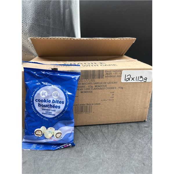 12x113g Cookie Bites with Birthday Cake Flavoring