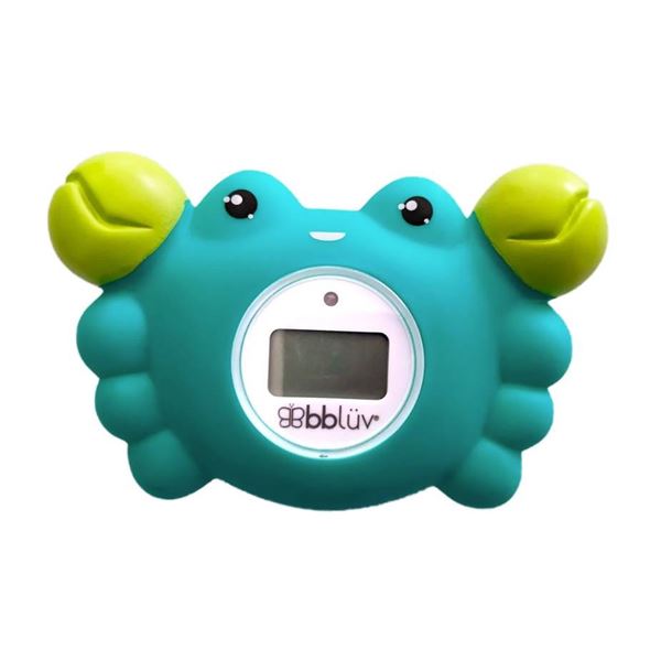 Bbluv Krab 3-in-1 Thermometer and Bath Toy for Ages 0+