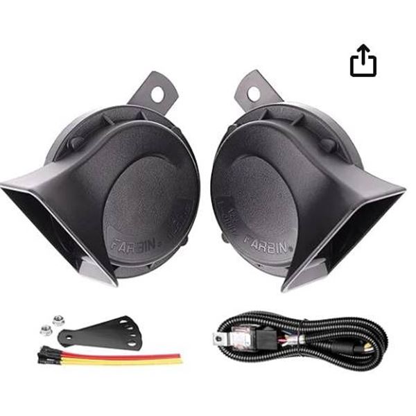 Farbin FB-DLB4 Two-Tone Snail Horn with Accessories