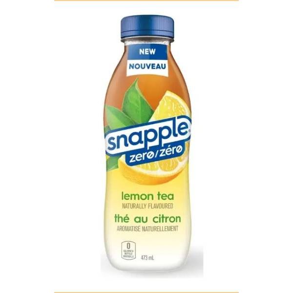 Snapple Zero Sugar Lemon Tea 9 Bottles x 473ml