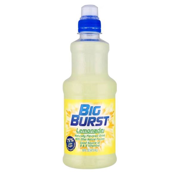 Big Burst Lemonade 23 Bottles 473ml Each