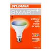 Image 1 : Sylvania SMART+ BR30 WiFi Full Color Dimmable Smart Bulb