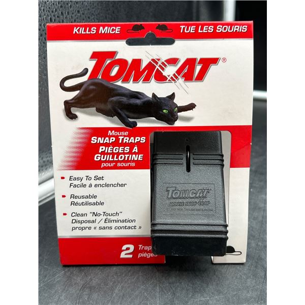 Tomcat Mouse Snap Traps – 2 Pack – Easy To Set and Reusable