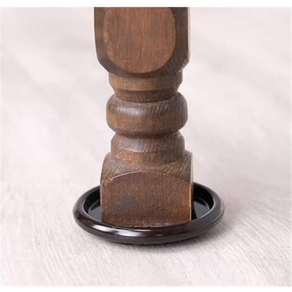 Shepherd 2 1/2 Inch Carpet Base Metal Cups, 64mm, 4 Pieces x 2