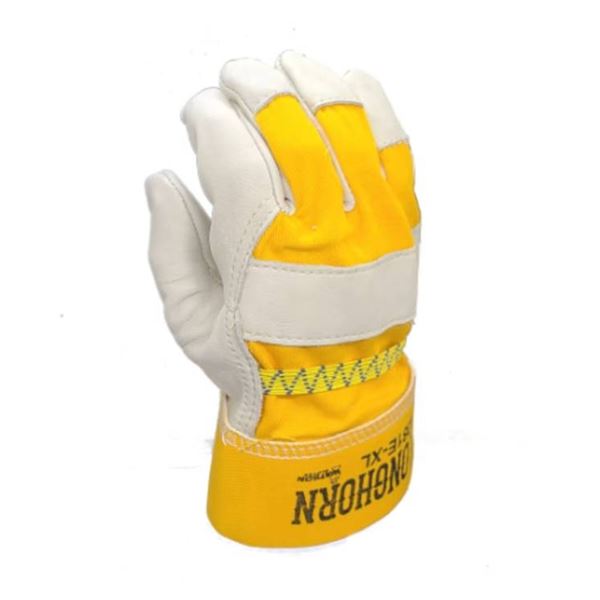 Watson Gloves Longhorn A281E Full-Grain Cowhide Leather Work Gloves, M/M
