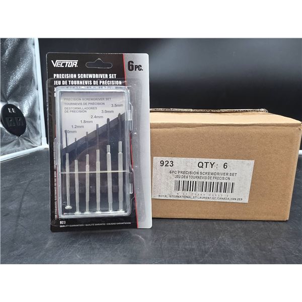 Vector 6-Piece Precision Screwdriver Set with Sizes from 1mm to 3mm