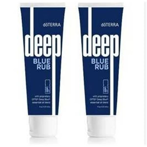 DoTERRA Deep Blue Rub, 4 oz (120 ml), Two Tubes