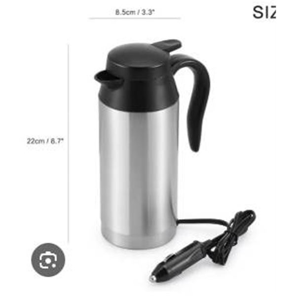 Car Electric Kettle RV-116 with Heating Cable and Manual
