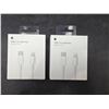 Image 2 : Lot of 2 Apple USB-C to Lightning Cable 1m