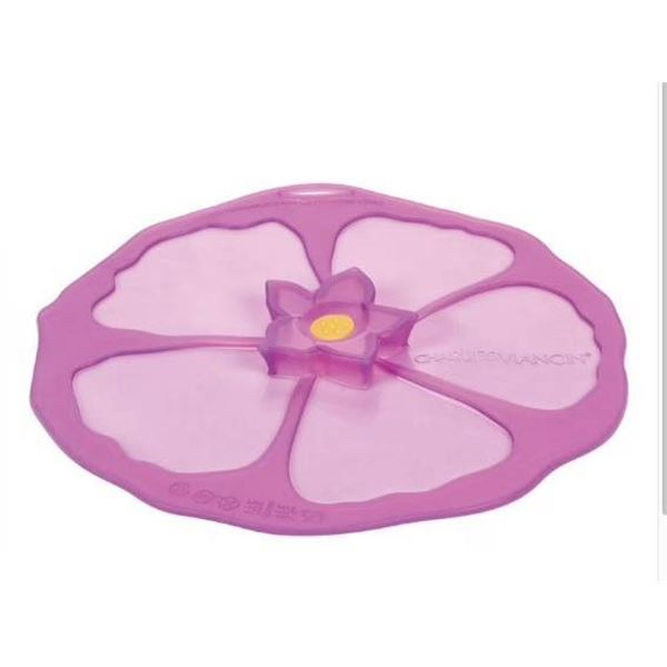 Charles Viancin Hibiscus Lid in Purple – Silicone Cover