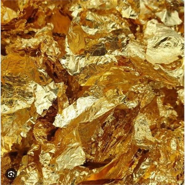 Gold Foil Flakes for Resin Art, Model PTS240-031-005224