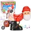 Image 1 : Bubble Blowing Santa with Light and Music Features for Christmas Decor