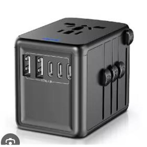Travel Adapter with Quad C Ports and 35W Power Delivery
