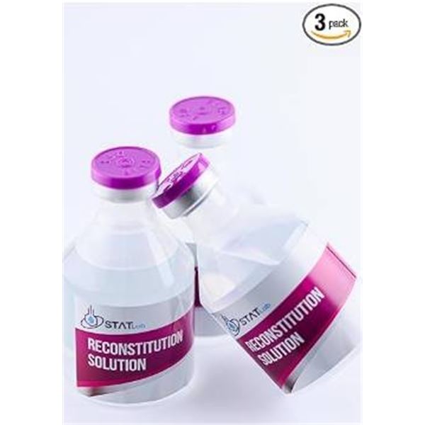 Stat Peptides Reconstitution Solution – Clear Plastic Bottle – Premium Formula [x=