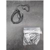 Image 1 : Lot of 2 – Over-the-Ear Headset with PTT Control and Dual-Pin Connector for Walkie Talkies