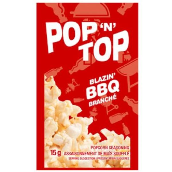 Pop ‘N Top Extreme Ketchup Popcorn Seasoning 15g Packets In 60-Count Bulk