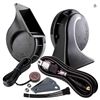 Image 1 : FARBIN Car Horns Kit with Button 12V Truck Horn Loud Train Horn for Car Electric Air Horns (Black Sn