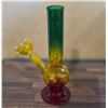 Image 1 : Lot of 2 – 9″ Glass Water Pipe with Multicolor Design