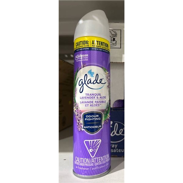 Glade Tranquil Lavender & Aloe Air Freshener Spray 12 x 235g