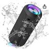 Image 1 : Ortizan X10 Wireless Bluetooth Speaker with IPX7 Waterproof and RGB Light Show