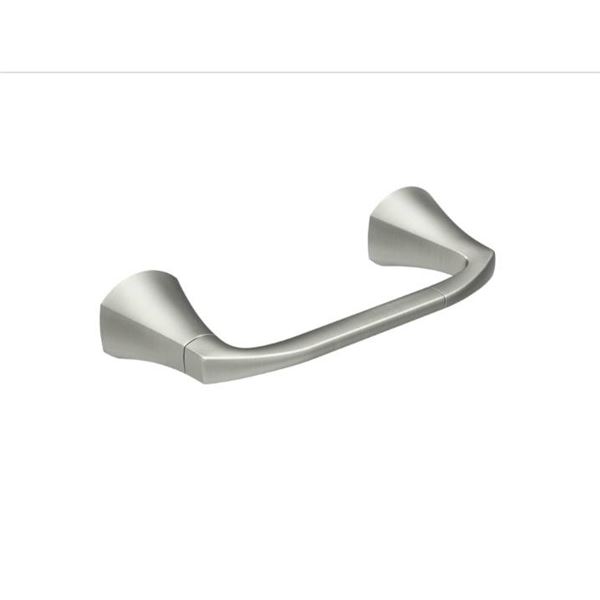 MOEN Lindor 8.53-in Brushed Nickel Pivoting Toilet Paper Holder (Lot of 3)