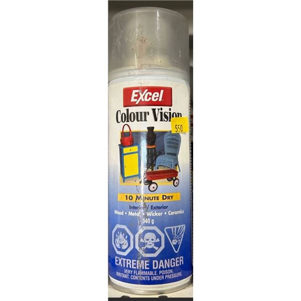 Excel Colour Vision Spray Paint 3x340g Cans