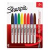 Image 1 : Sharpie Permanent Markers, Fine Point, Assorted Colours, 8 Count Lot of 4 Packs