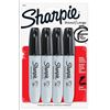 Image 1 : Sharpie Permanent Markers, Chisel Tip, Black, 4 Count Lot of 3