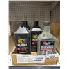 Image 1 : Lot of Small Engine Oil and Motor Flush Products, 946mL Each, Total of 5 Bottles