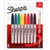 Image 1 : Sharpie Permanent Markers, Fine Point, Assorted Colours, 8 Count Lot of 4 Packs