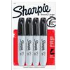 Image 1 : Sharpie Permanent Markers, Chisel Tip, Black, 4 Count Lot of 3