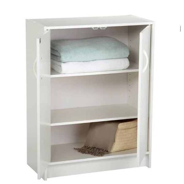 ClosetMaid 8982 Stackable 2-Door Organizer, White