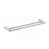 Image 1 : Moen Mikah Y0722CH 24-Inch Double Towel Bar with Chrome Finish
