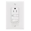 Image 1 : Self-Testing Outlet/Switch GFCI – 15 A 125 V/AC – White Lot of 4
