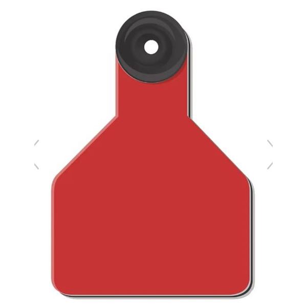 Case of Ritchey Livestock ID Dual-Colored Tags (25 Count, Red)