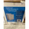 Image 2 : 24-Inch White Vanity with Cultured Marble Top