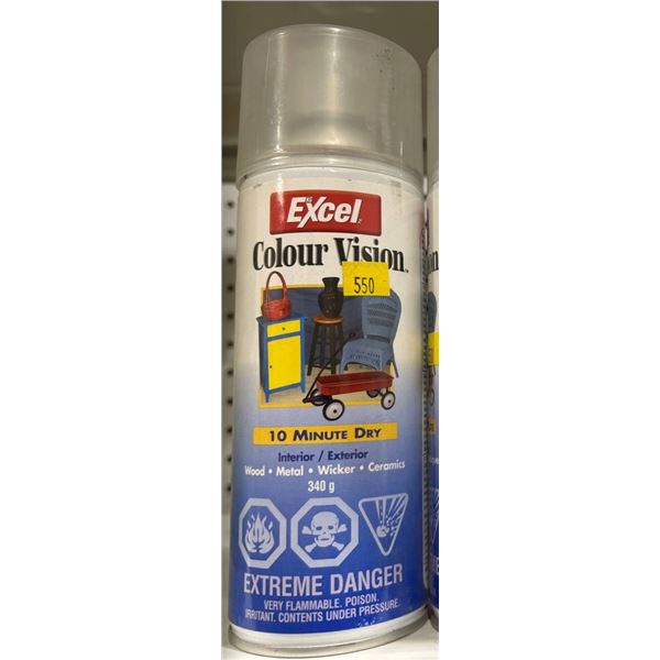 Excel Colour Vision Spray Paint 340g 3-Can Set