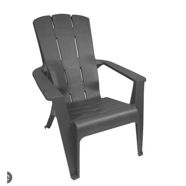 Gracious Living Contour Adirondack Chair with 350 lb Weight Capacity