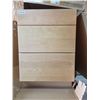 Image 1 : Flat Maple 3-Drawer Bank FM-FA24DRAWER, 34x24x24, Made in Canada