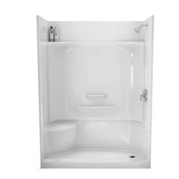 Maax Essence 6030 Wall Kit for Shower and Tub, White 148065 Model