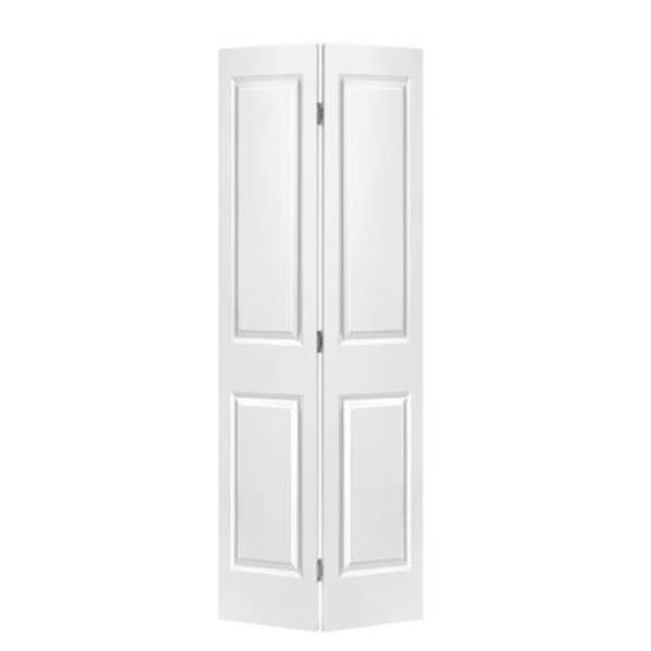30″ JELD-WEN 2-Panel Bifold Door With 36-Inch ONWARD Hardware Kit