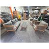 Image 2 : Verona Rattan Outdoor 5-Piece Furniture Set with Sofa, Chairs, and Coffee Table – ***Minor 