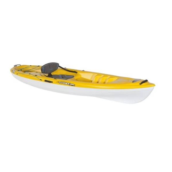 Pelican Strike 100X Kayak – Yellow, 10 ft, Sit-On-Top Design
