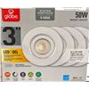 Image 2 : Pack of 4 Globe LED Downlight Kit 3 Inch, 50W Equivalent, Lot of 2