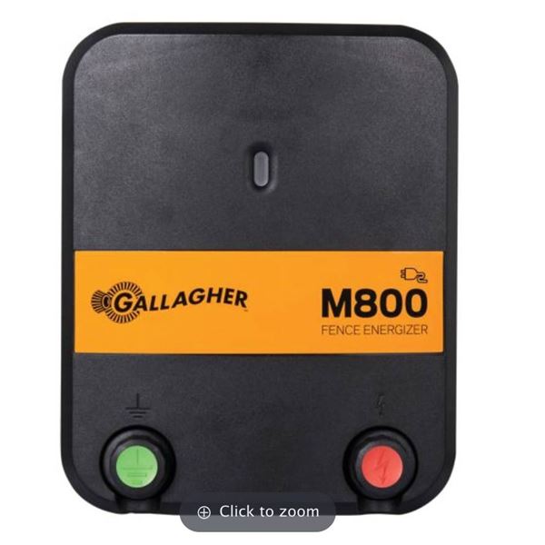Gallagher M800 Fence Energizer With 90-Mile Range