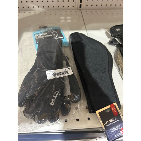 NYSLIFE 2-Way Headband and CTR Glacier Air Protect Glove