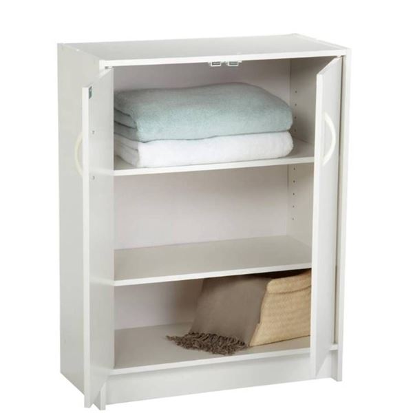 ClosetMaid 8982 Stackable 2-Door Organizer, White