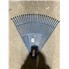 Image 3 : Lot of 4 Garden Head Rakes Including Plastic and Metal Heads **NO Poles**